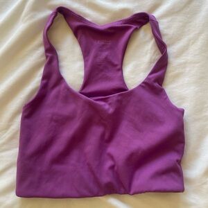 Girlfriend Collective Magenta Racerback Top